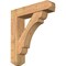 Ekena Millwork Olympic Craftsman Smooth Bracket w/ Offset Brace, Western Red Cedar, 7 1/2"W x 32"D x 36"H BKT0806X32X36OLY04SWR - alternate 1